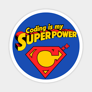 Coding is my Super Power Magnet